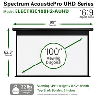 Elite Screens Spectrum AcousticPro UHD Series Projector Screen