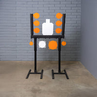 MR TARGET Stimmy Target - All-in-One Armored Steel Rifle Shooting Target System fully expanded