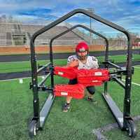 Rae Crowther Tackle-Breaker Sled with six power arms - front view