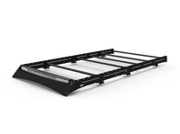 Flatline Van Co. Transit 130 Mid Roof Low Pro Roof Rack with light bar compatible fairing - side view