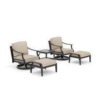 Tamarin 5-Piece Outdoor Swivel Chair Set