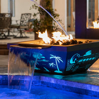 Lighthouse Fire & Water Bowl by The Outdoor Plus - lifestyle hero shot