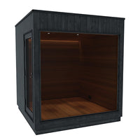 ThermaSol Nordic Misty Lounge Medium Outdoor Sauna Cabin