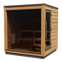 ThermaSol Nordic Dawn Sauna Cabin - Fully Assembled Outdoor Sauna