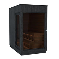 ThermaSol Nordic Misty Sauna Cabin - Fully Assembled Outdoor Sauna