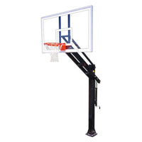 Titan™ Adjustable In-Ground Bolt-Down Basketball Hoop by First Team
