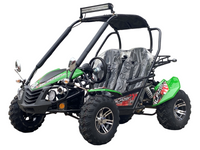 TrailMaster Blazer 200EX EFI Buggy Go Kart with LED Light Bar and Windshield - hero shot