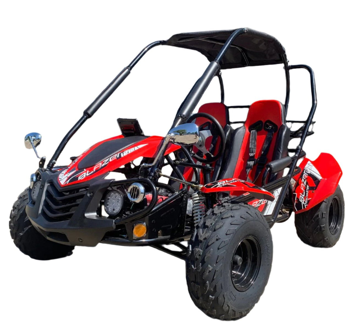 TrailMaster Blazer i2K Electric Go Kart - full view hero shot