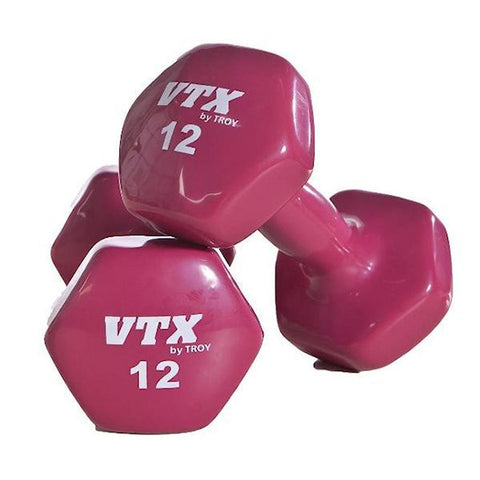 Image of Aerobic Color-Coded Vinyl Dumbbell Rack Group Set by Troy Barbell