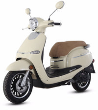 TrailMaster Turino 50cc Street Scooter with 12-inch wheels - hero shot