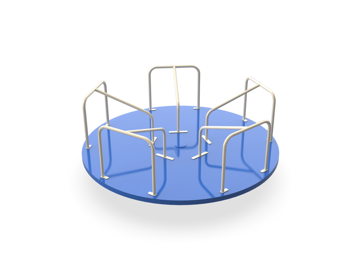 UltraPlay Supersonic Spinner with inground mount - front view