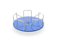 UltraPlay Supersonic Spinner with inground mount - front view