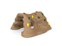 UltraPlay Climb & Discover Cave with letter and number handholds - front view