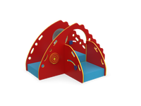 UltraPlay Crawl & Toddle Comfy Tuff play structure - Playful color palette, front view