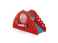 UltraPlay Cruise-a-Long Comfy Tuff play structure - Playful color palette, front view