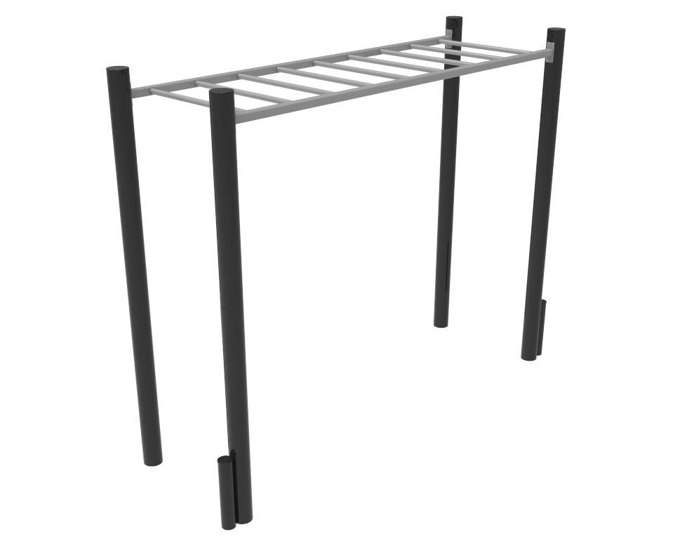 ActionFit Overhead Ladder FitTech Series outdoor fitness station - full view