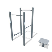 ActionFit Combination Fitness Hub outdoor multi-station chin-up push-up unit
