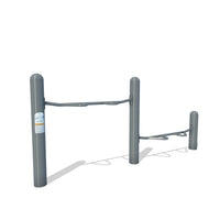 ActionFit Push Up Station Combo dual-height outdoor fitness unit - FitTech Series
