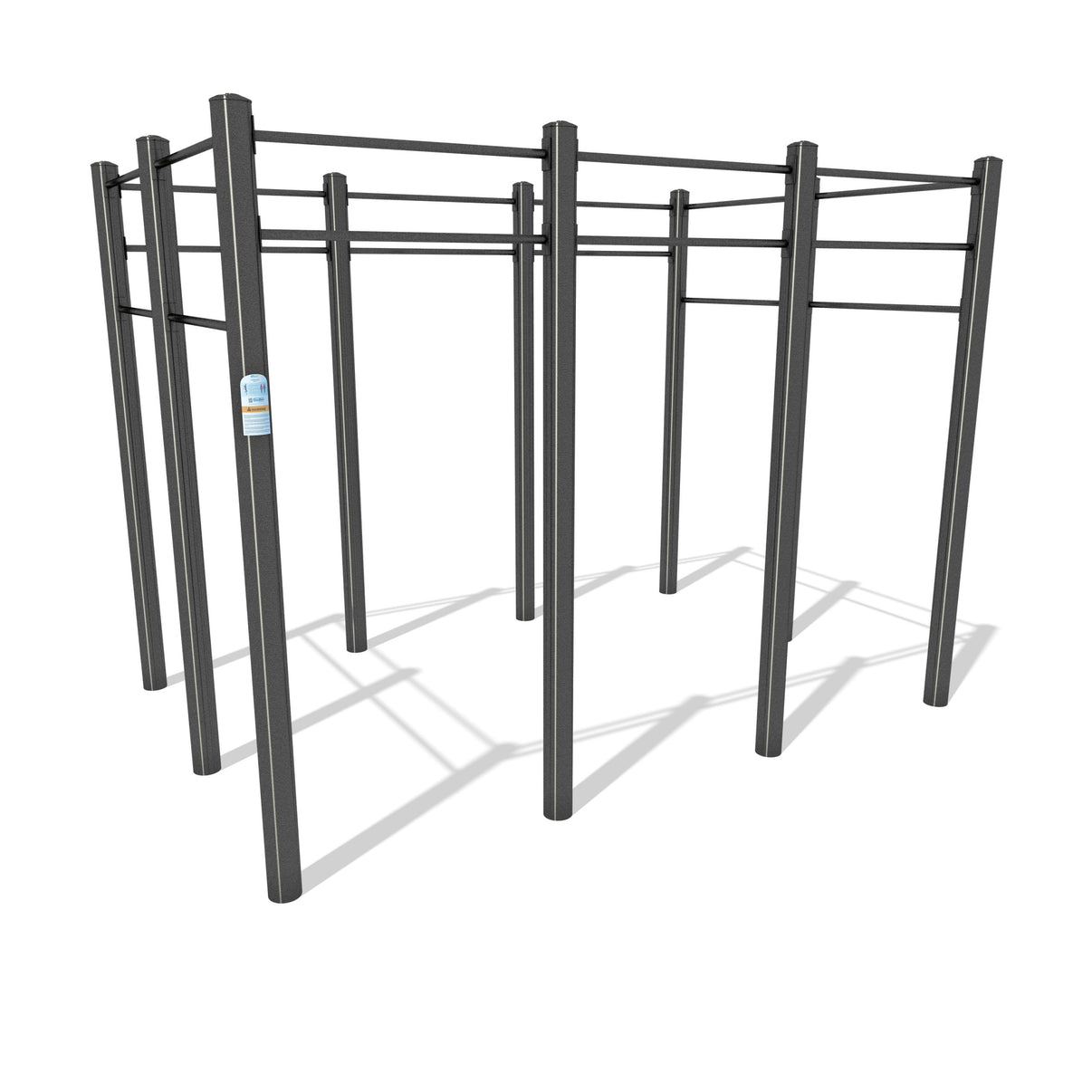 ActionFit FitTech Fitness Rack outdoor multi-height pull-up and exercise station