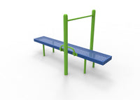 ActionFit UP259 Horizontal Chin-Up Station side angle view