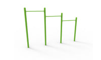 ActionFit UP261 Joint Use Pull-Up Bar Station front angle view