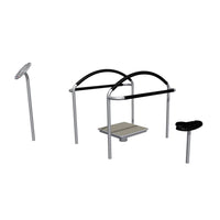ActionFit UP351 Assisted Functional Trainer full unit diagram