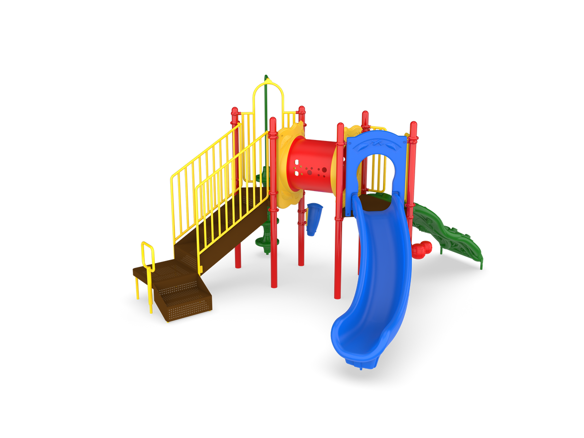 UltraPlay Deer Creek play structure front angle view