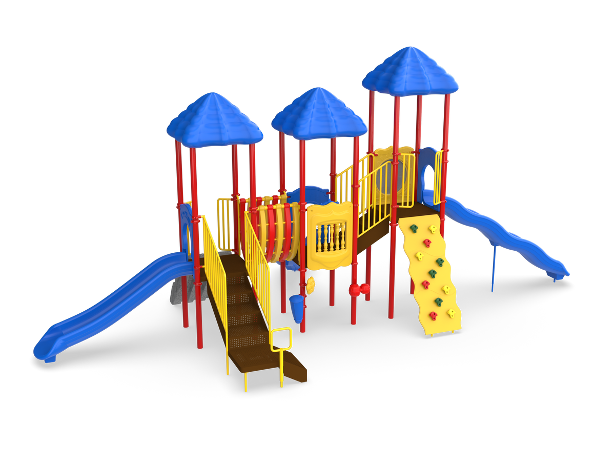 UltraPlay Rainbow Lake Playful commercial play structure - full view