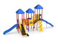 UltraPlay Rainbow Lake Playful commercial play structure - full view