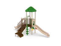 UltraPlay Hawk's Nest commercial playground structure full view