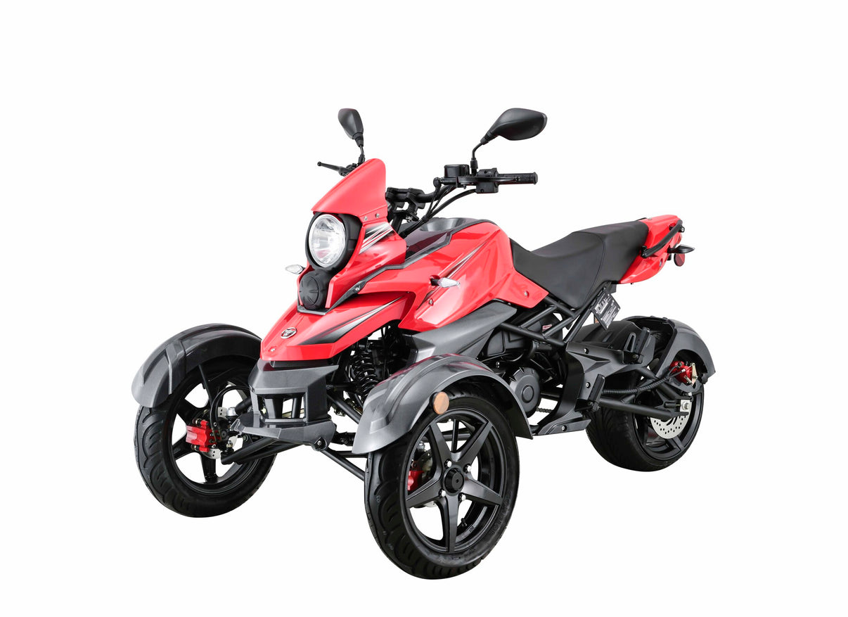 Apollo SX200 Trike - front three-quarter view