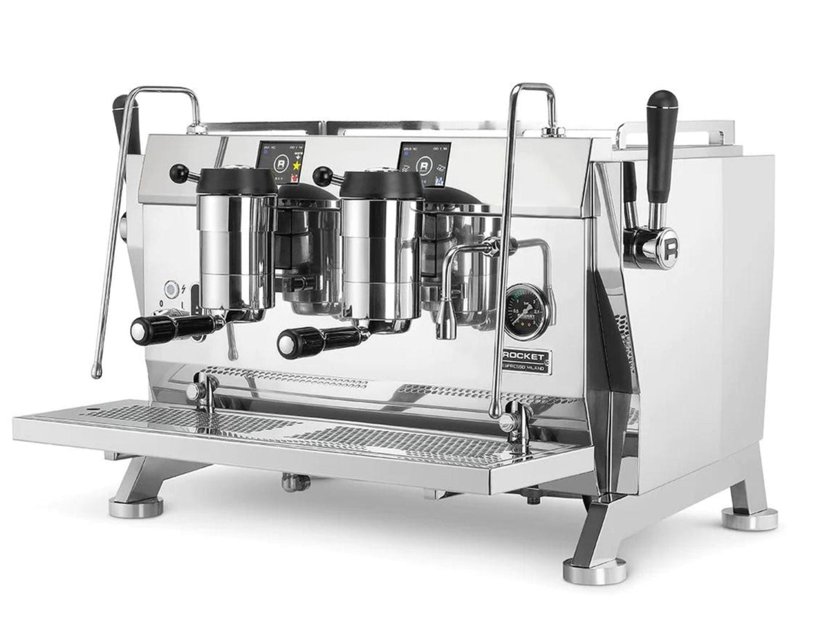 Rocket Espresso R9V multi-boiler commercial espresso machine hero shot