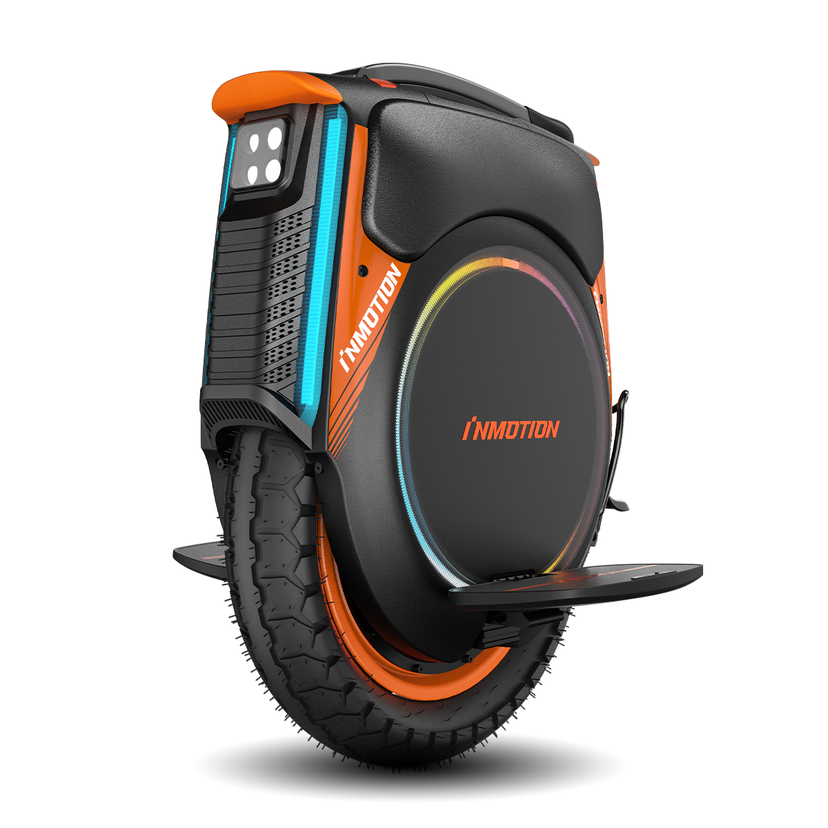 INMOTION V12 Pro electric unicycle - front and side profile view