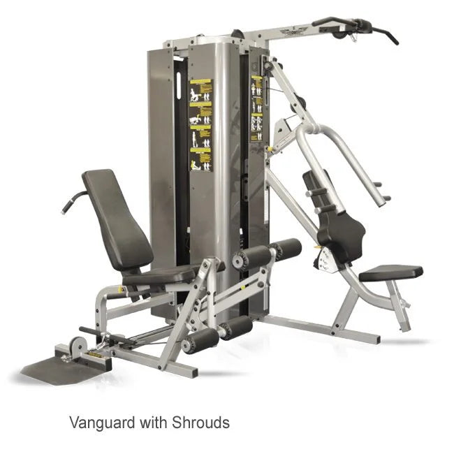 Inflight Fitness Vanguard Two-Stack Multi-Gym front view