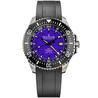 Oceaneva 6000m Deep Marine Explorer VI Grade 5 Titanium GMT True Dive Purple Automatic Watch