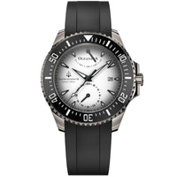 Oceaneva Power Reserve 6000m Automatic Grade 5 Titanium Watch Silver