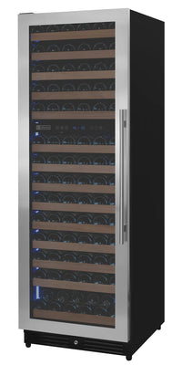 Allavino Reserva Series 154 Bottle 71" Tall Dual Zone Left Hinge Stainless Steel Wine Refrigerator