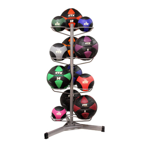 Image of 6lb to 20lb Wall Ball & Medicine Ball Mix Set w/ Rack by Troy Barbell