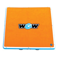 WOW Sports Vacation Station 8x8 Inflatable Floating Dock with EVA Pad - full product view