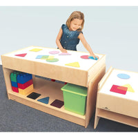 Whitney Brothers Superbright LED Light Kids Learning Table