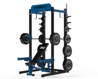 Wright Equipment C-100 Half Power Rack - full view