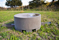 Banks Outdoors Wild Water 300 Gallon Wildlife Watering System - front view with dual troughs