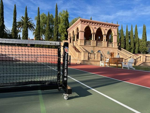 Image of C&D Wheel Based Championship Portable Pickleball Net