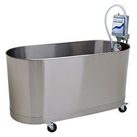 Whitehall Mobile Sports Whirlpool - front view of stainless steel tub