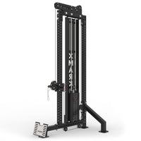Commercial Single-Stack Functional Trainer, Low Row, Cable Attachments by XMARK