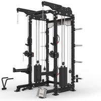 Commercial Half Rack Functional Trainer, Dual 220-Pound Stacks by XMARK