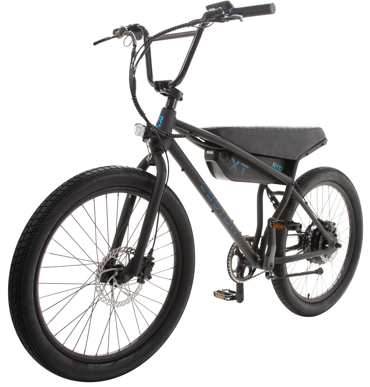 RYD Custom XT Stealth Black - handlebar and display view