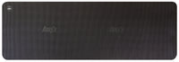 Airex Xtrema exercise mat front view - black high-density foam, 70 x 23 inches