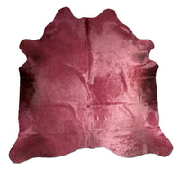 Dyed Blackberry Cowhide Rug