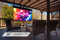 Elite Screens Yard Master Manual Series Outdoor Projector Screen